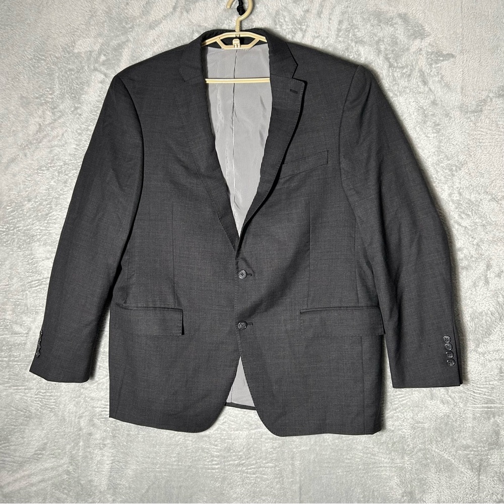 Todd Snyder Sutton Fit Sport Coat Blazer Mens 46R Wool Blend Lined Business Gray